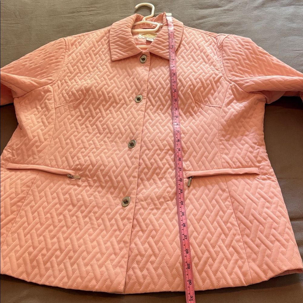 Talbots Light Pink Quilted Jacket - Picture 7 of 11